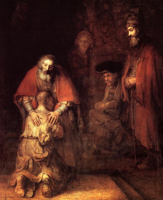 Rembrandt, "The Return Of The Prodigal"