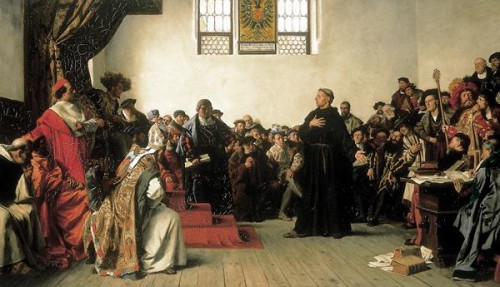 Martin Luther at The Diet of Worms (circa 1521)