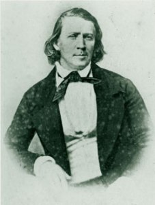 Brigham Young, clean shaven and rising through the ranks of LdS Church leadership