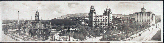 Temple Square, Salt Lake City 1891
