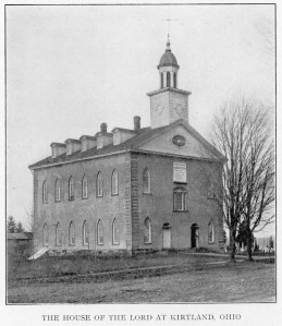 credit: Wikipedia Kirtland Temple early 1900's