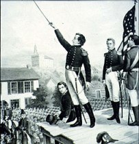 credit: Wikipedia General Joseph Smith addressing the Nauvoo Legion.