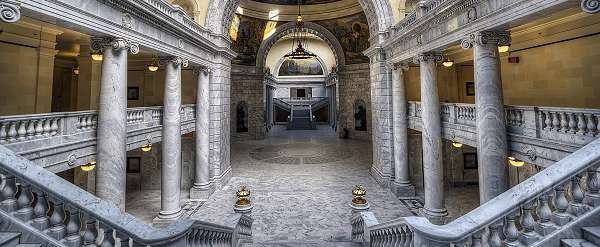 credit: http://utahpoliticalcapitol.com/ Inside the Utah State Capitol building