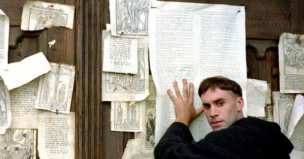 Scene from the movie Luther Wittenberg Door_Cropped