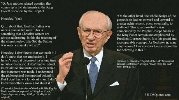 credit: 33LDSQuotes.com Gordon B Hinckley Lying