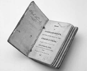 LdS President (March 1, 1807 – September 2, 1898) Wilford Woodruff's copy of The Book of Commandments