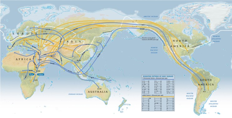 credit: National Geographic National Geographic Maps, Atlas of the Human Journey