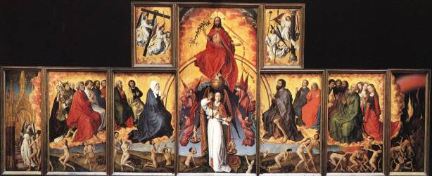 credit: Web Gallery of Art: Image Info about artwork. Licensed under Public Domain via Wikimedia Commons Rogier_van_der_Weyden_-_The_Last_Judgment_Polyptych_-_WGA25625