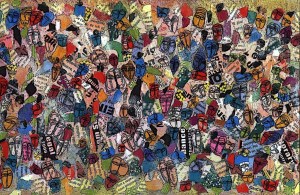 (click to zoom) Unknown Artist, "The Great Cloud of Witnesses" (20th Century)