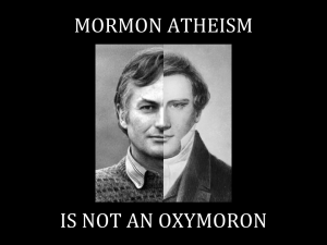 Mormon Atheism is Not an Oxymoron